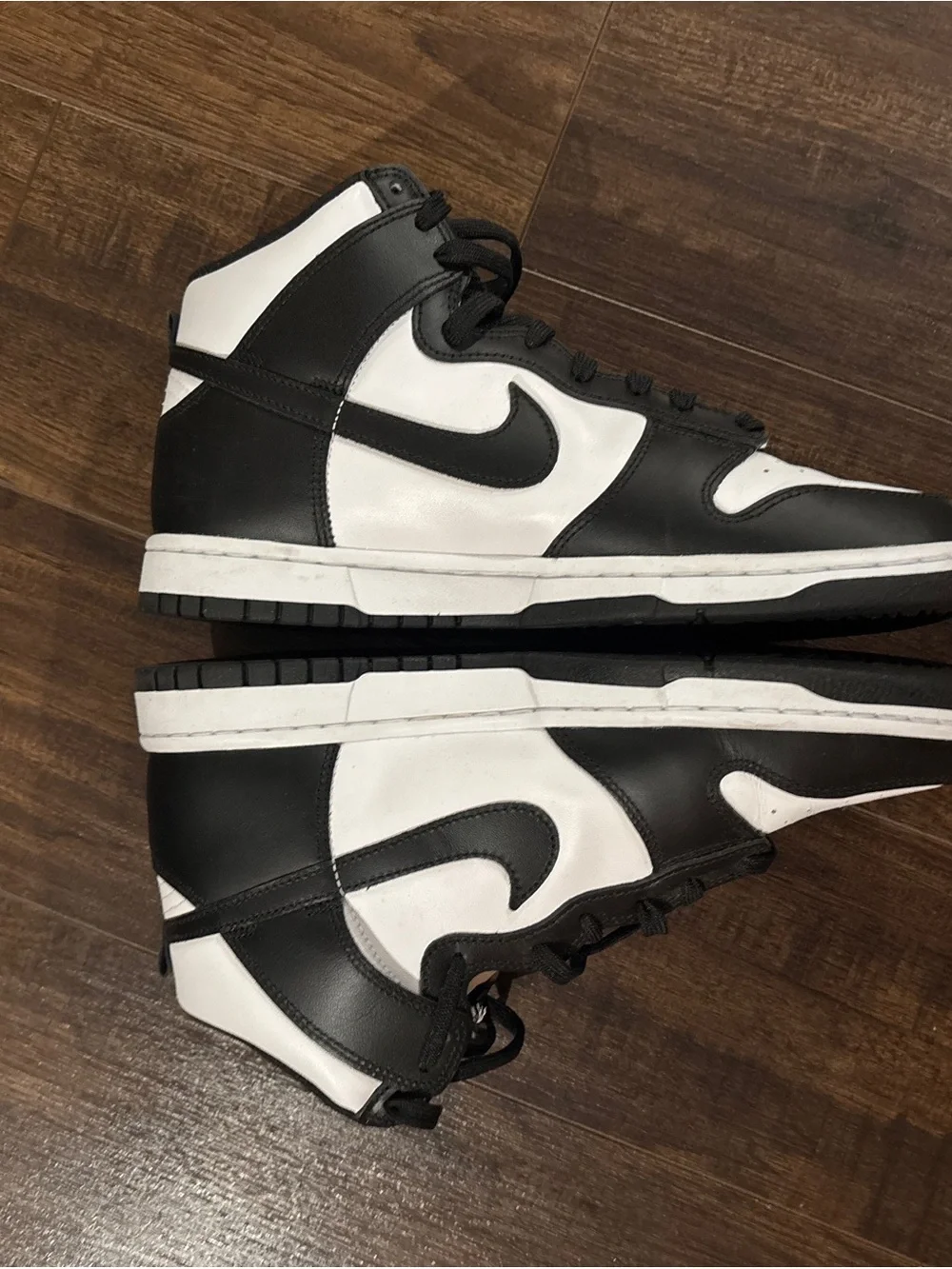 Nike Men’s Mid-Top Sneakers in Black and White